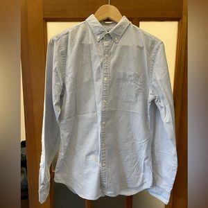 Banana Republic Slim Fit Striped Oxford - Small - Like New!